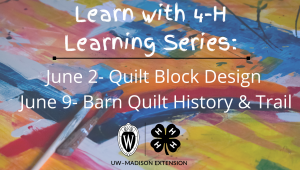 Learn with 4-H: Quilt blocks and barn quilts!